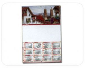 CALENDARIO DE PARED EN CARTULINA personalizada